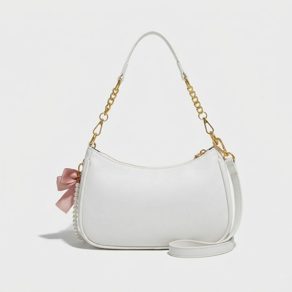 White Kim Shoulder Bag