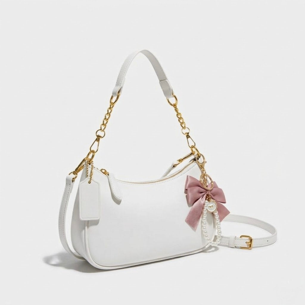 White Kim Shoulder Bag