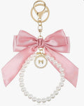 Pink Pearl Bow Charm