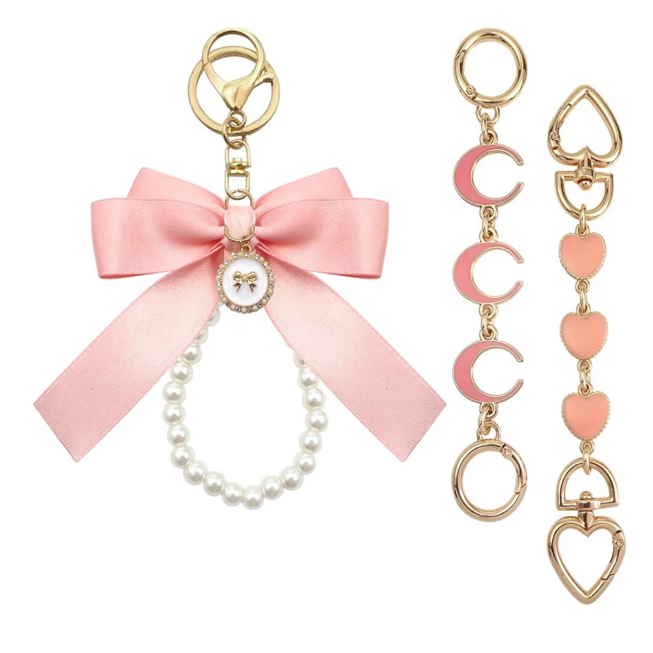 Pink 3 Piece Charm Kit