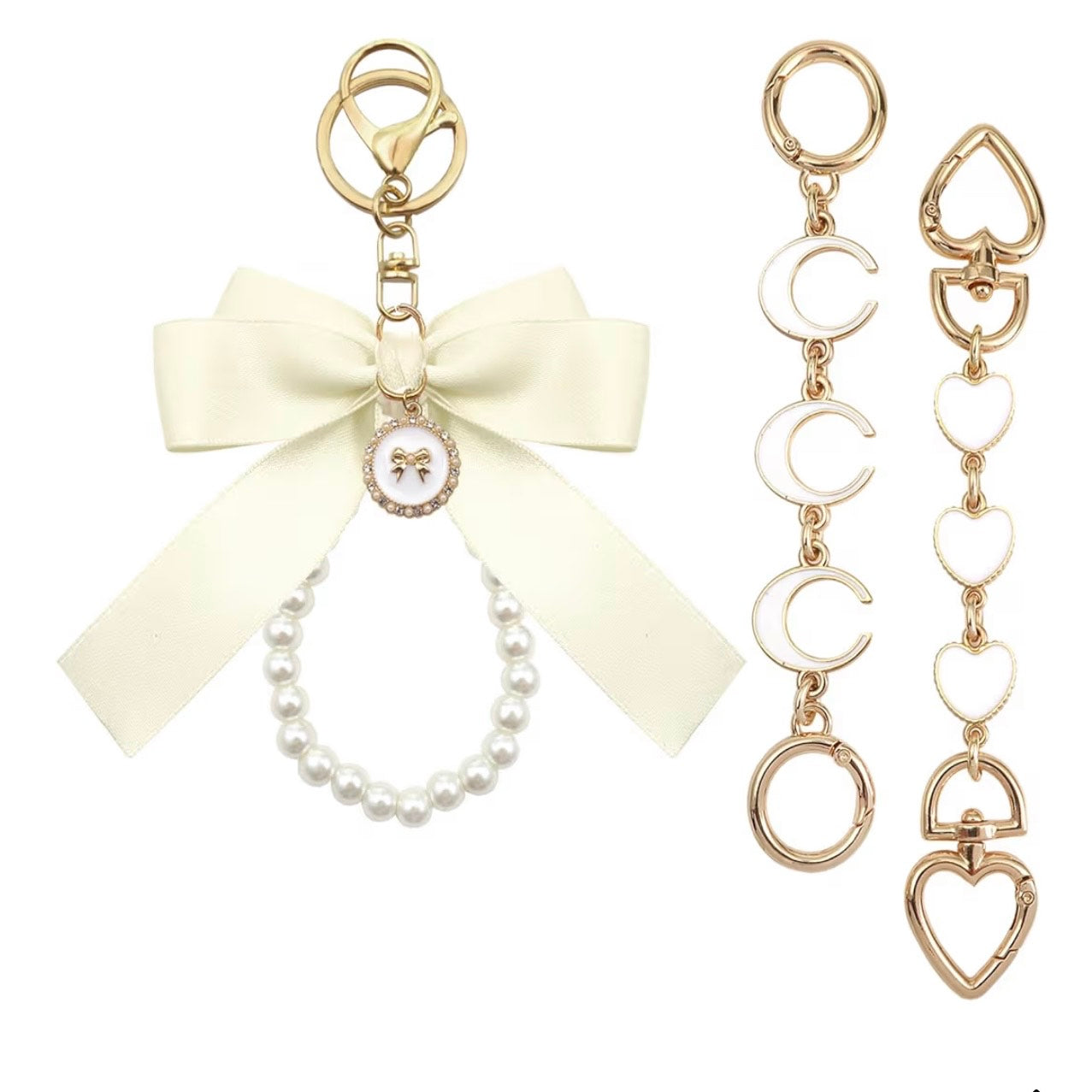 White 3 Piece Charm Kit