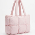 Pink Puffer Tote Bag
